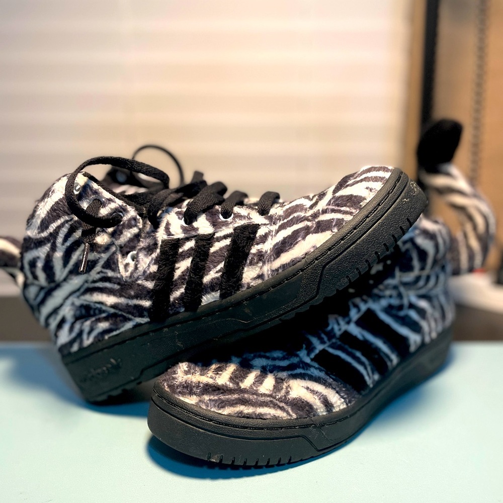 Jeremy Scott Adidas Zebra Shoes Mens 9